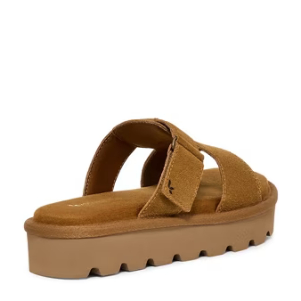 NEW Koolaburra By UGG TIZZ Tan Suede Platform Sandals Size 8 - Picture 3 of 15